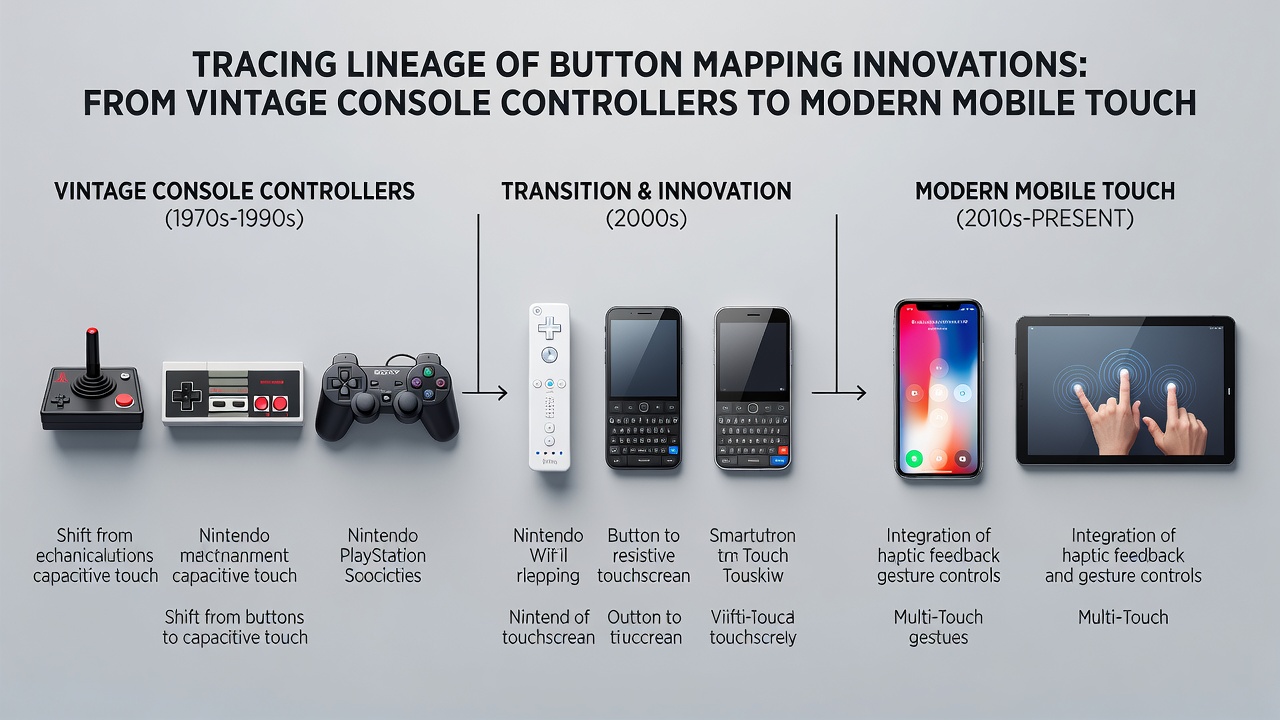 Modern smartphone displaying adaptive virtual controls with haptic feedback overlay